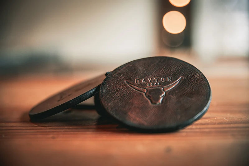 Dayton Leather Coasters