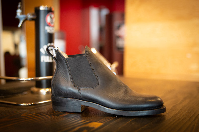 Chelsea Boot 6 EE Black Oil Tan